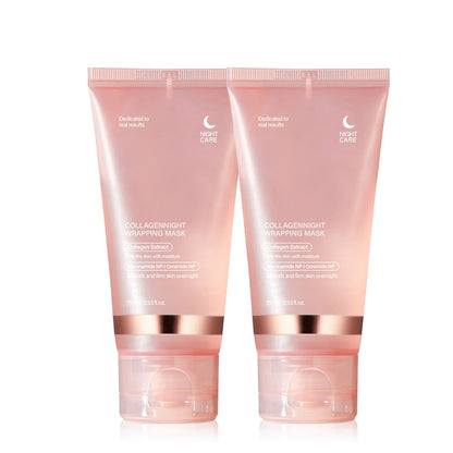 Collagen Night Wrap Mask – Wake Up to Glowing Transform your nightly skincare routine with our Collagen Night Wrap Mask