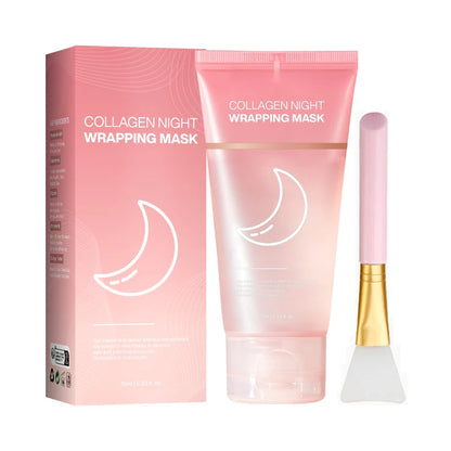 Collagen Night Wrap Mask – Wake Up to Glowing Transform your nightly skincare routine with our Collagen Night Wrap Mask