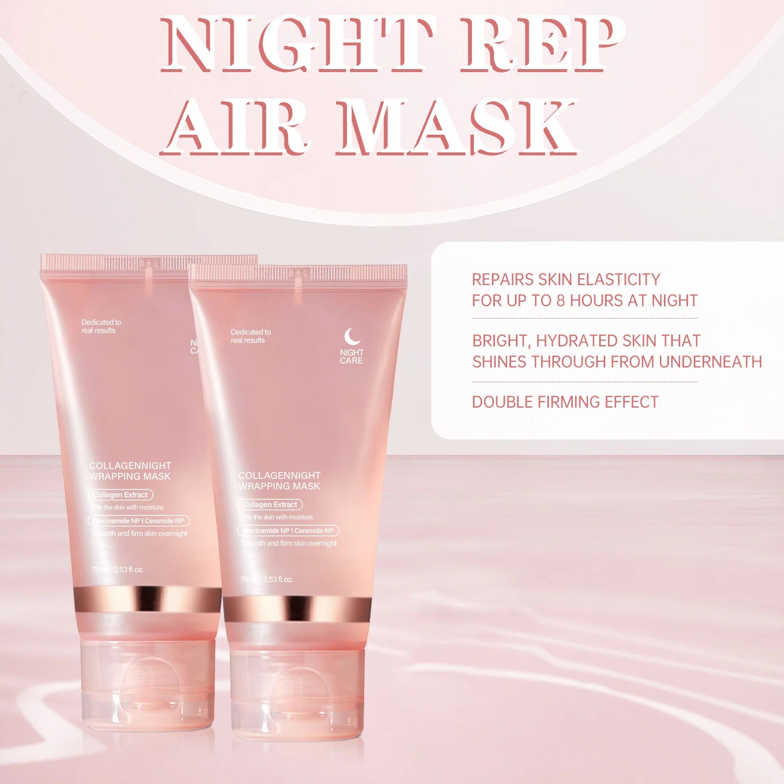 Collagen Night Wrap Mask – Wake Up to Glowing Transform your nightly skincare routine with our Collagen Night Wrap Mask