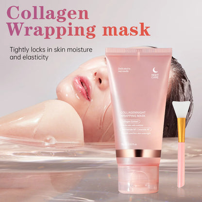 Collagen Night Wrap Mask – Wake Up to Glowing Transform your nightly skincare routine with our Collagen Night Wrap Mask