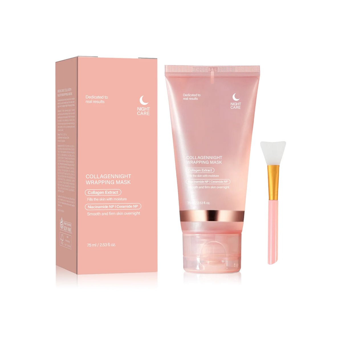 Collagen Night Wrap Mask – Wake Up to Glowing Transform your nightly skincare routine with our Collagen Night Wrap Mask